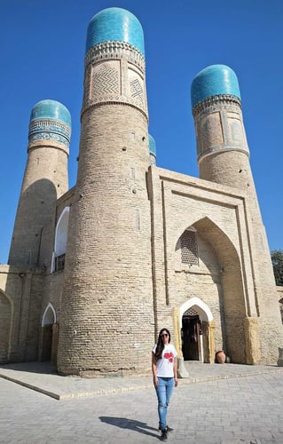 Madrasa Chor Minor en Bukhara