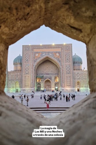 Plaza de Registan en Samarcanda